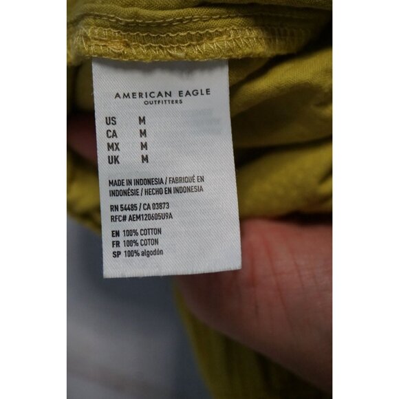 American Eagle Womens Yellow Corduroy Skirt – Size M - Picture 3 of 6